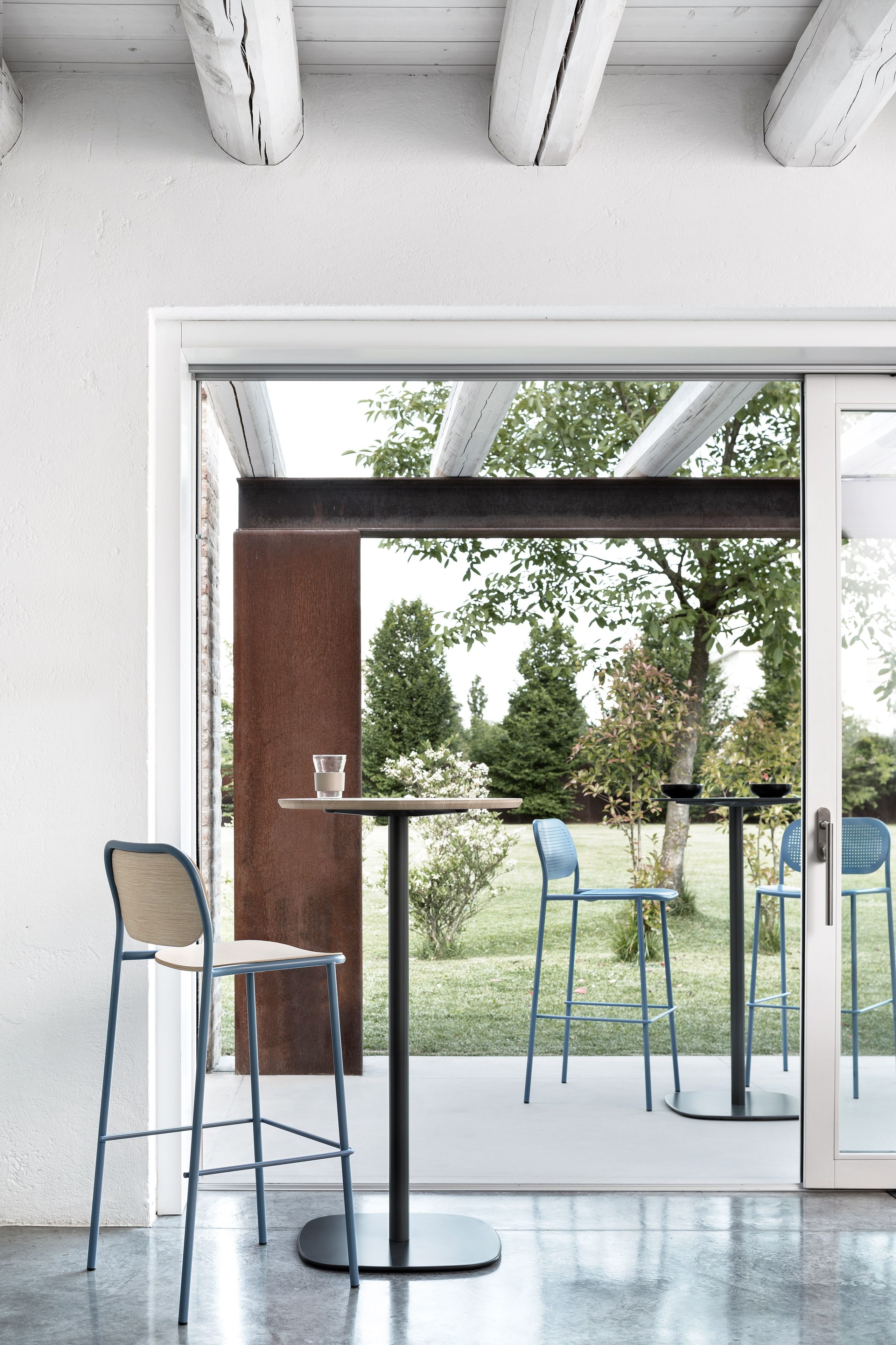 Высокий деревянный стул со спинкой TrabA' Metis ARCH-00132933 - Вид №5