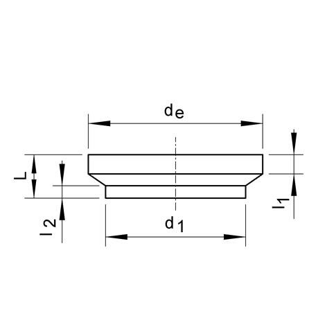 SANIT 127305020090 Снижение, ПЭ 100, 17 СДР, короткие, централизованно  - Вид №1