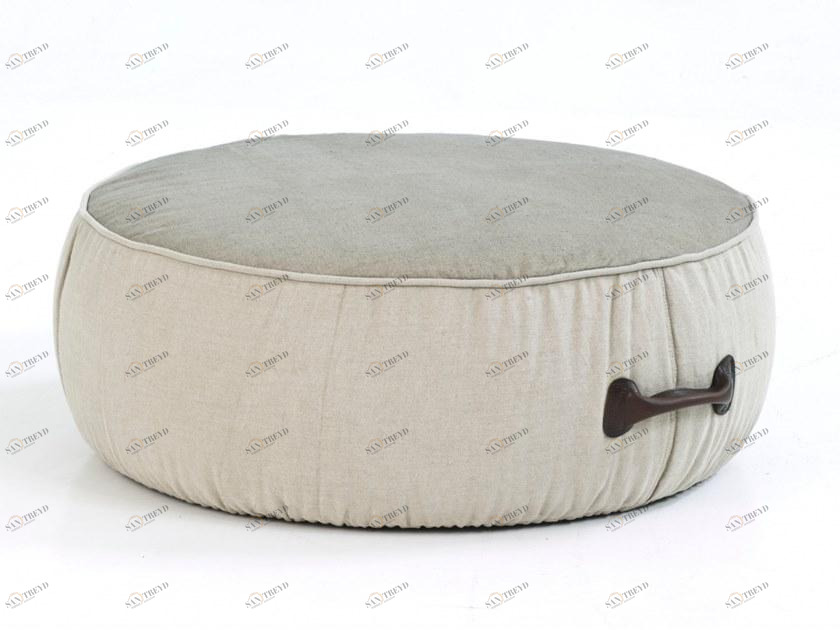 Moroso Круглый пуф со съемным чехлом из ткани Chubby chic sun-id-1511377
