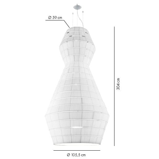 Ткань подвесной светильник AXOLIGHT ARCH-00132852 - Вид №6
