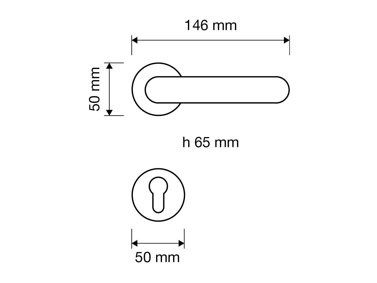 Латунная ручка с насадкой LINEA CALI' Jenny ARCH-00139591 - Вид №2