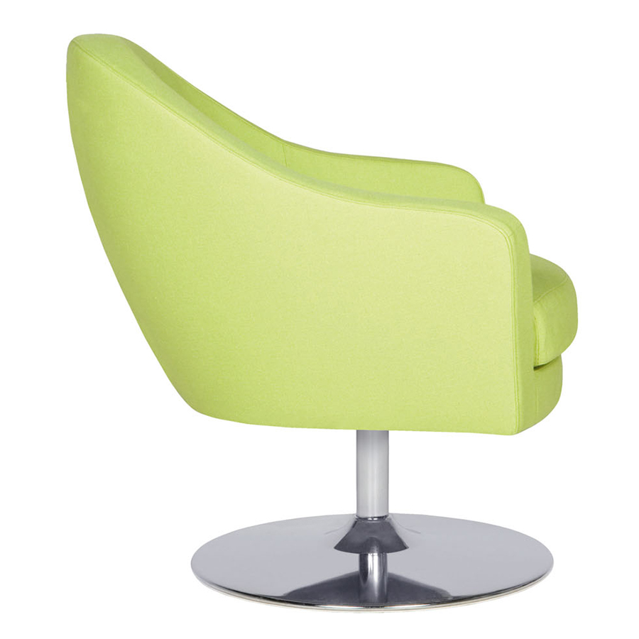 Кресло Shell, лаймовое Sits S1624 - Вид №4