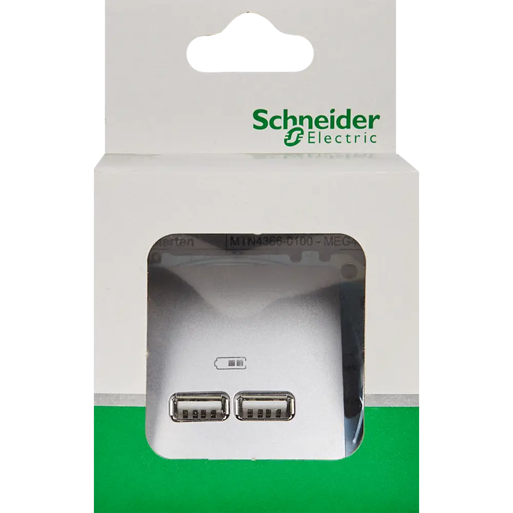 Розетка USB встраиваемая Systeme Electric Sedna, цвет алюминий STLM-2094467 - Вид №5