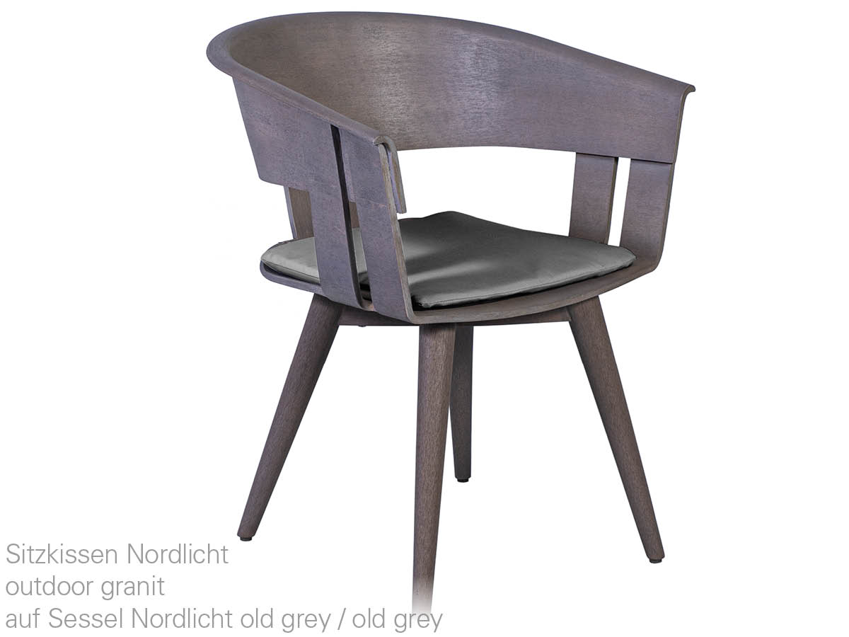 10.00.1541 Подушка кресла Nordlicht Outdoor granite Mbm  - Вид №2