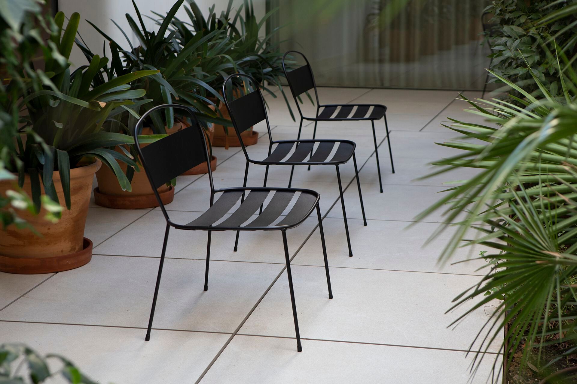 Стул для сада с порошковым покрытием iSimar Седна ARCH-00041567 - Вид №3