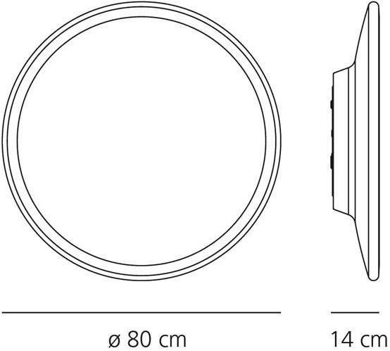 Artemide Светодиодный потолочный светильник  1699010a  - Вид №2