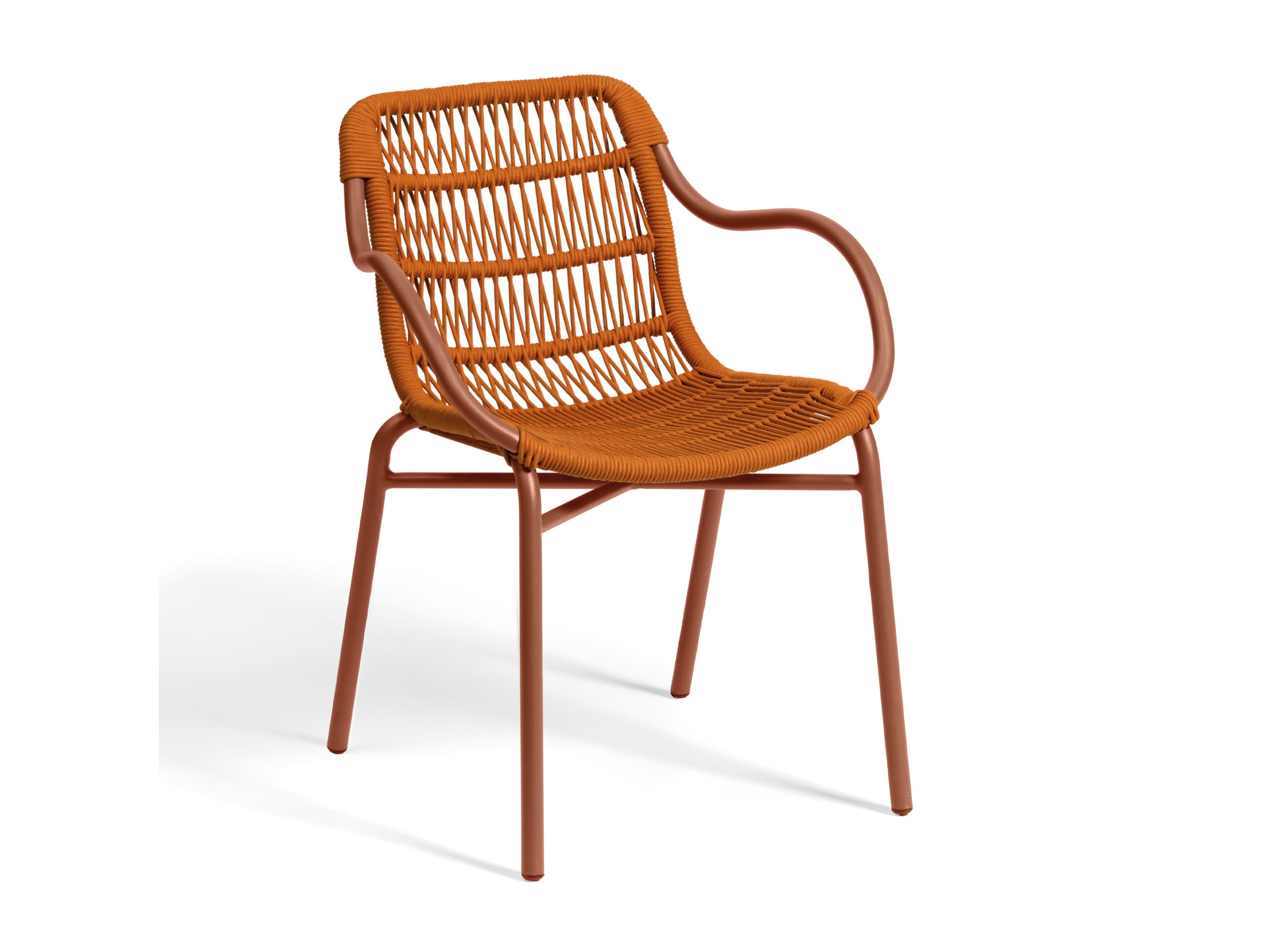 Открытый веревочный стул с подлокотниками Contral Leaf ARCH-00130125