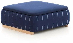 GAN Квадратный пуф из ткани Lan