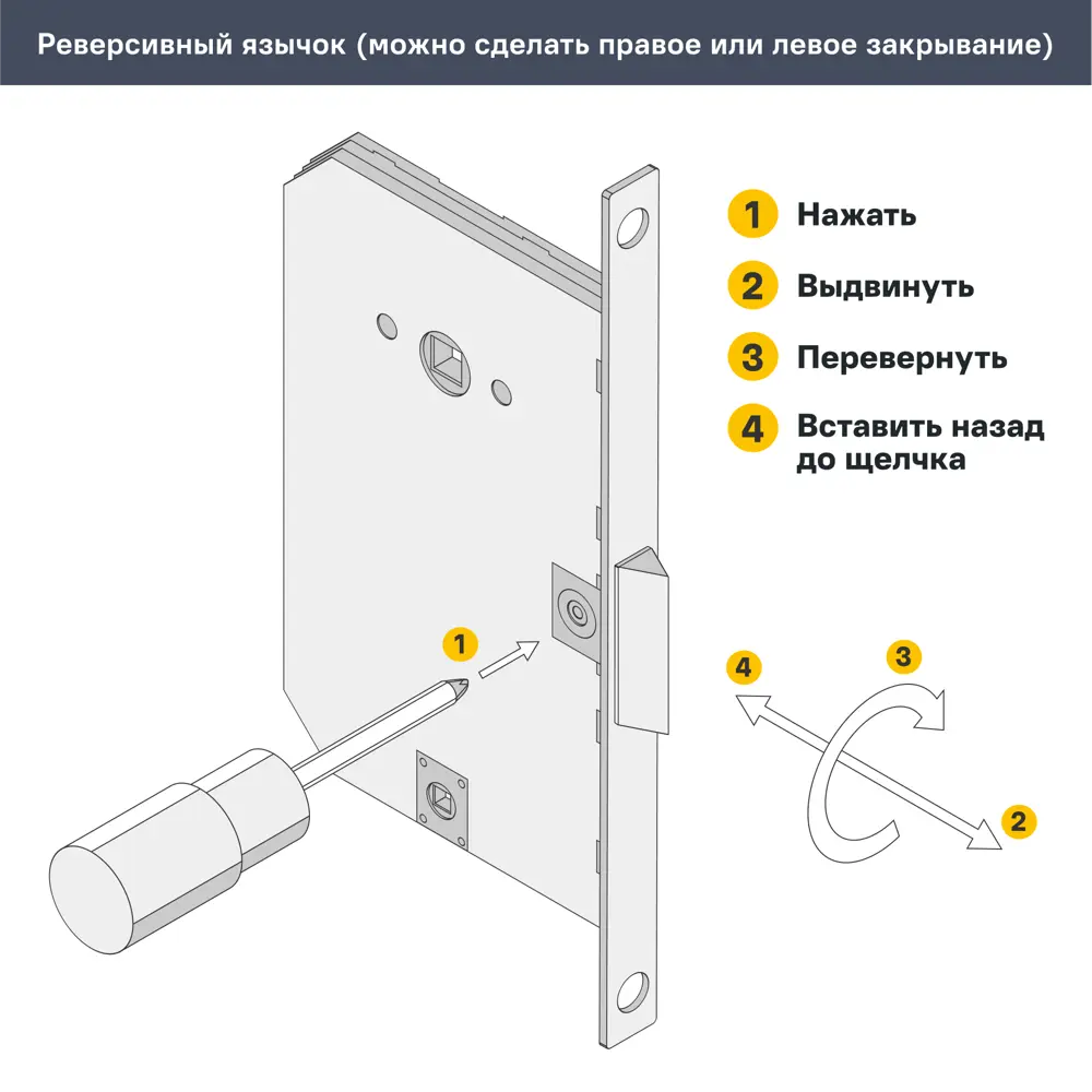 Дверь межкомнатная глухая Этна 80x200 см эмаль цвет грей с замком ПРИНЦИП STLM-2129874 - Вид №6