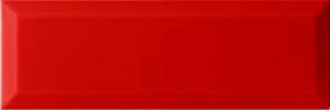 Rojo Brillo Bisel 10x30