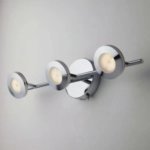 Спот настенный светодиодный на 3 лампы хром Rоund 20002/3 EUROSVET RОUND 00-3924325 Хром