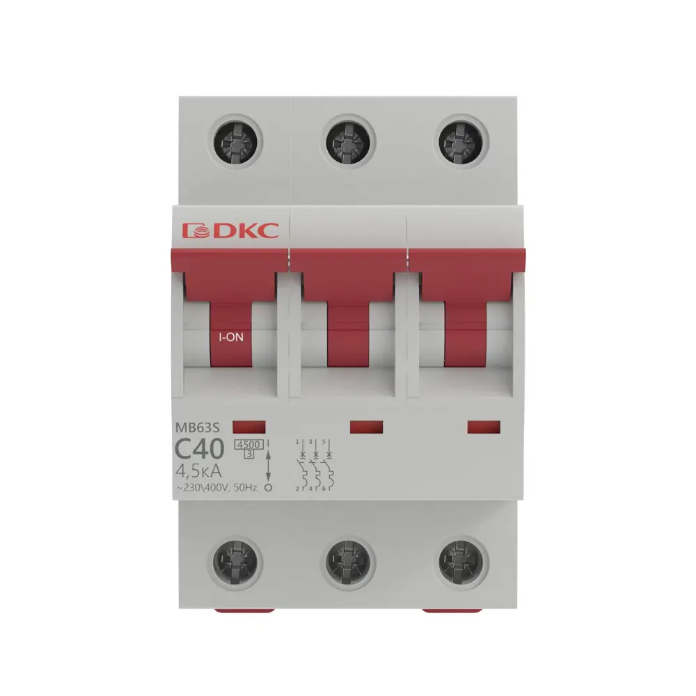 Автоматический выключатель DKC Yon 3P C40 А 4.5 кА STLM-2127233 - Вид №1