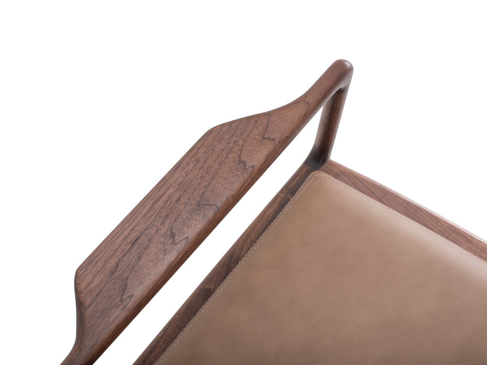 Дубовое кресло с кожаной подушкой Gazzda Dedo ARCH-00089715 - Вид №15