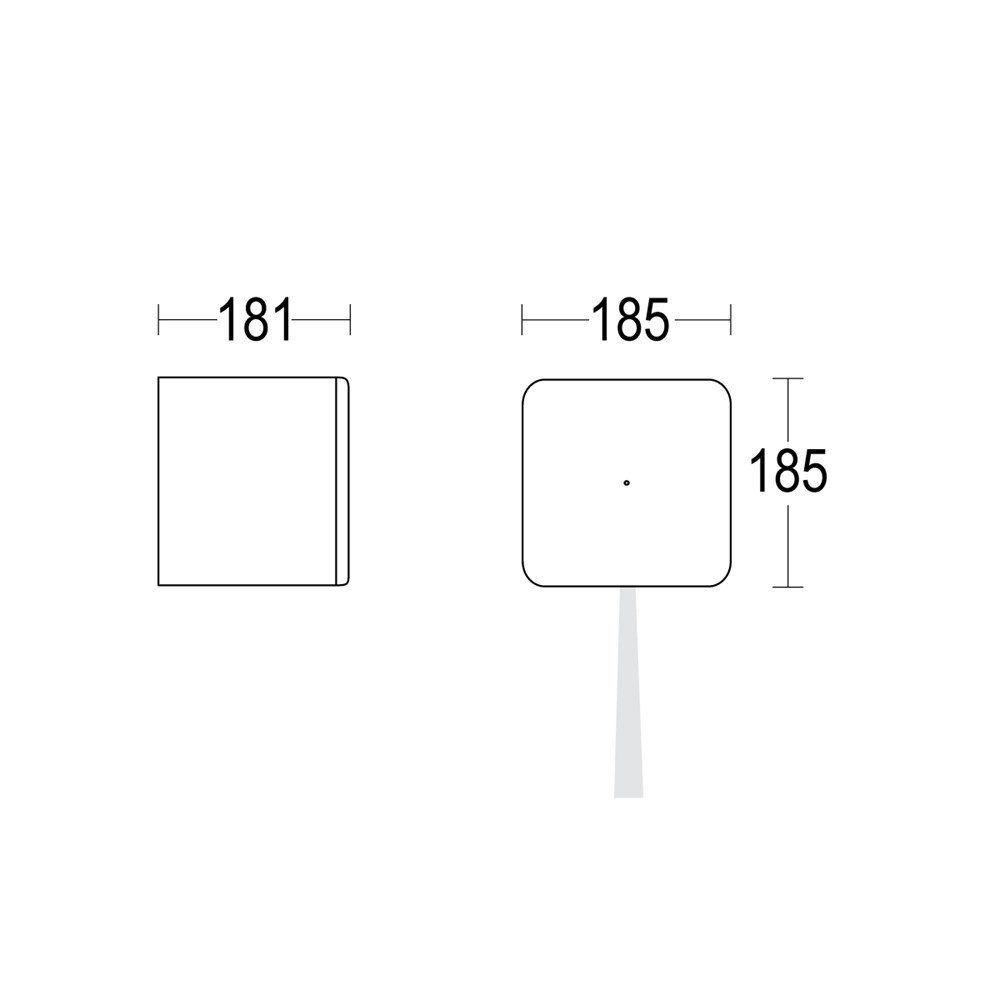 MaxiBivio 1 LE Ghidini Bivio .05 Темно-Cерый (Матовый)  - Вид №1