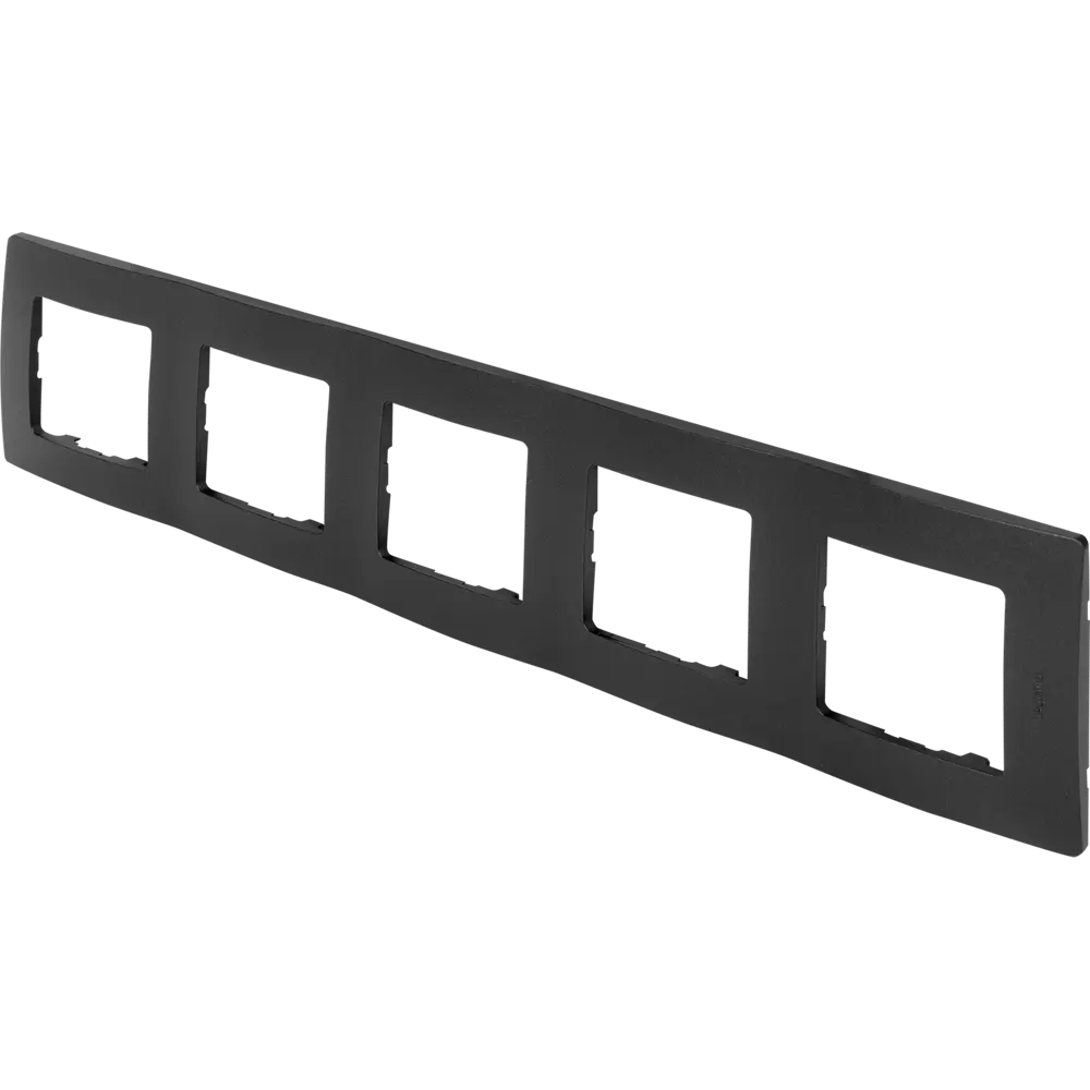 Рамка Legrand Etika на 5 постов антрацит для розеток и выключателей 17367933 STLM-0008062 - Вид №1