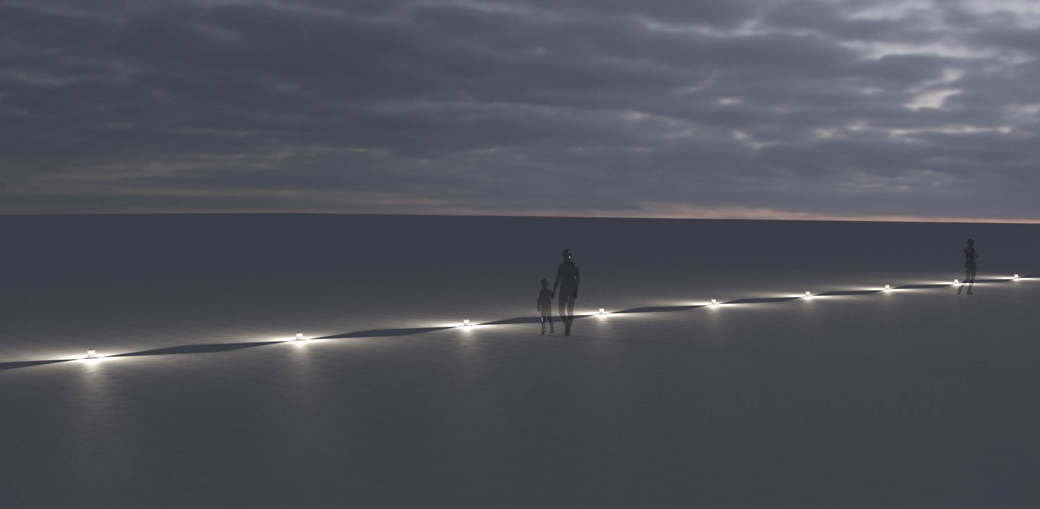 4011112 Мобильный светильник Platek MICRO MENHIR Paletto  MICRO MENHIR H. 150 mm - 1 COB 3000K 2 Openings  - Вид №7