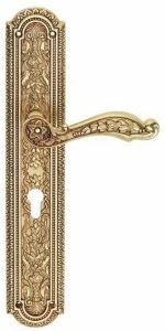 LINEA CALI' Латунная ручка на пластине в стиле Людовика xiv Jardin