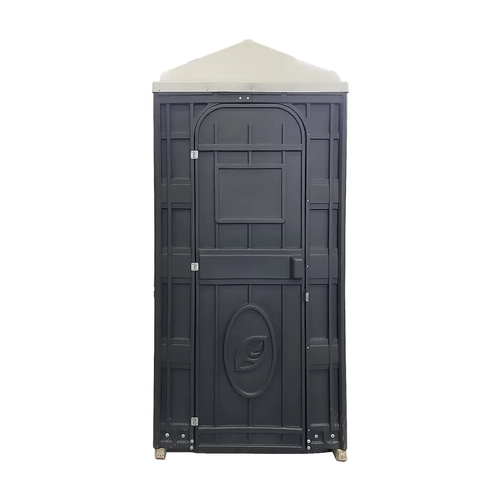 Туалетная кабина Гамма Дачная 106x108.5x222.5 см пластик графит 88266095 STLM-2108607 Santreyd 