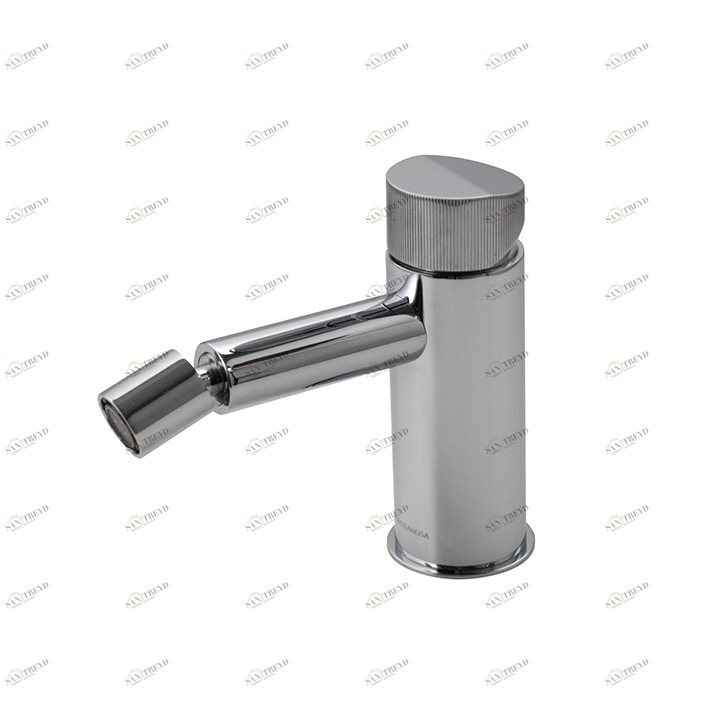 Однорычажный смеситель для биде с керамическим картриджем Ø35 мм, шланги 400 мм, 3/8 дюйма. Расход 5,68 л / мин при 3 барах  Tono NOKEN 100184756  CHROME 