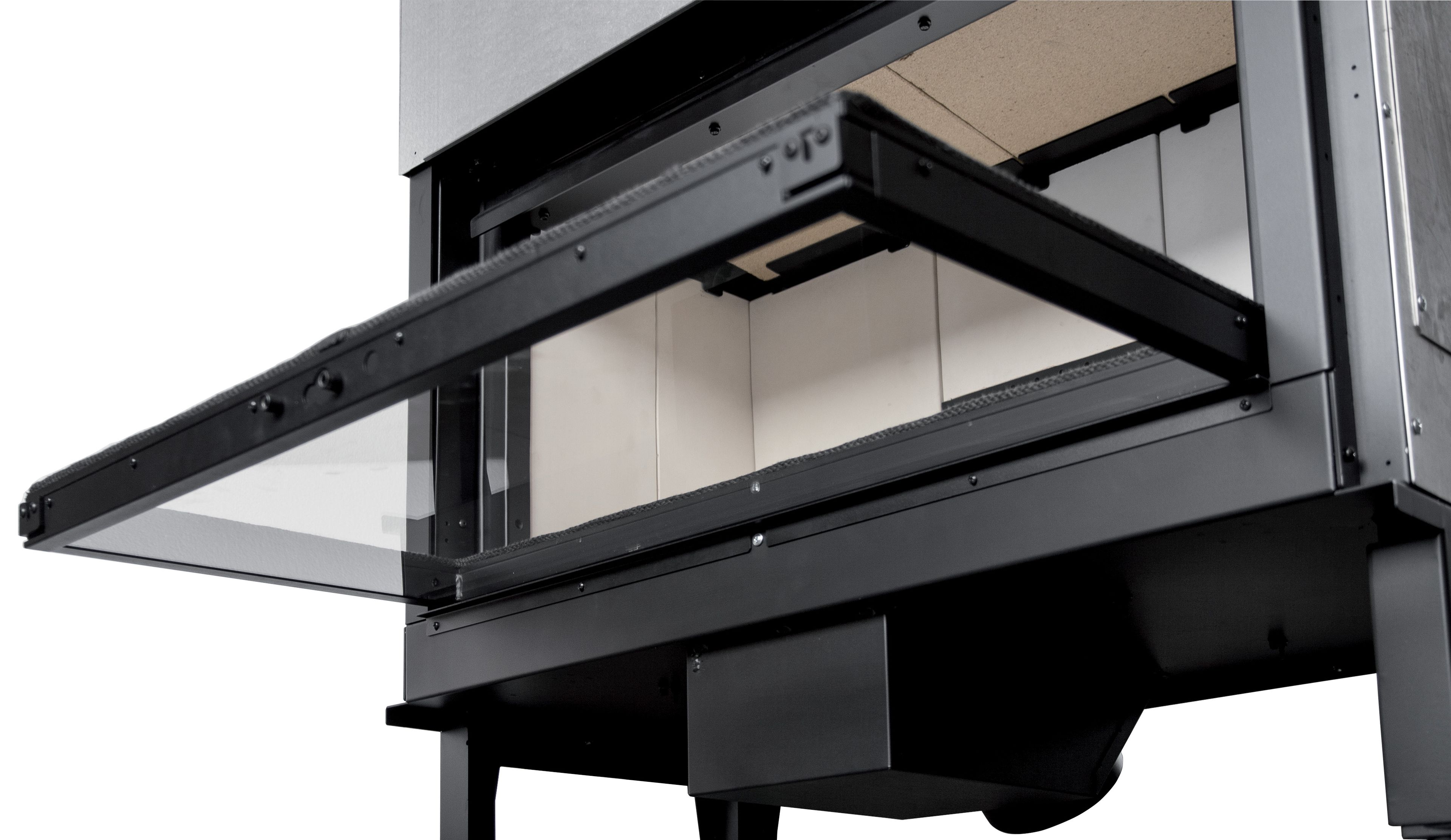 Утопленный дровяной камин с панорамным стеклом MCZ PLASMA 115 WOOD ARCH-00027262 - Вид №3