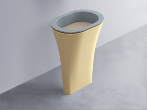 AMLA65-BR+AMPILO-AV+AMCOLO-CN Раковина Amedeo Ovale отдельностоящая cielo Enjoy + Amedeo