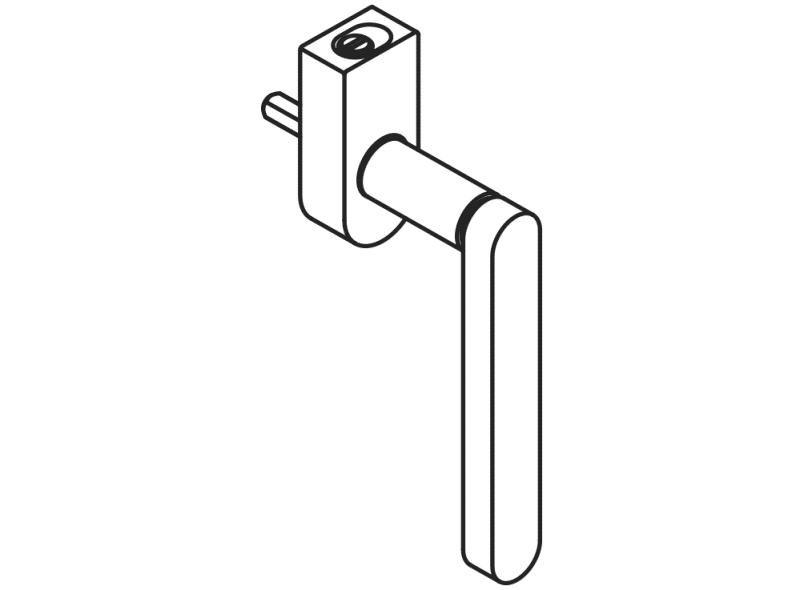 270XAFGA.1 оконная ручка HEWI Beschläge für Fenster  - Вид №2