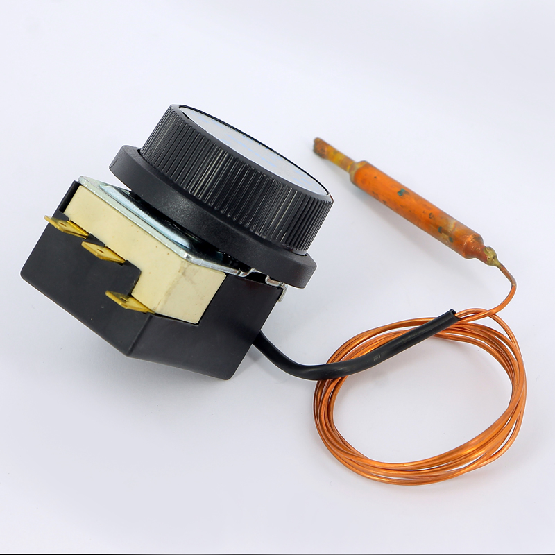 Термостат регулировочный капиллярный 16А, 400В EMMETI с трубкой 1000мм 02016014 - Вид №3