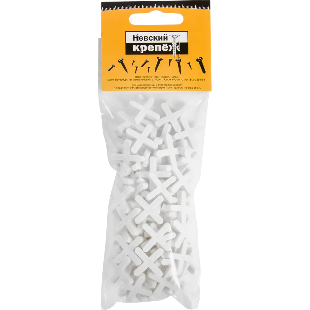 Крестики для плитки Невский Крепеж 4 мм 100 шт - профессиональные разделители швов 82367344 STLM-0025597 - Вид №2