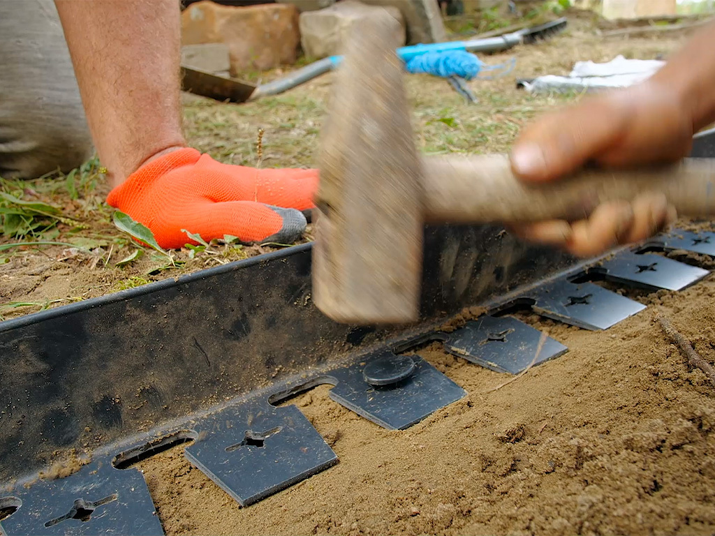 Бордюр "Стафф" 100 мм, длина 2 м ГеоПластБорд GPBST-25 - Вид №1