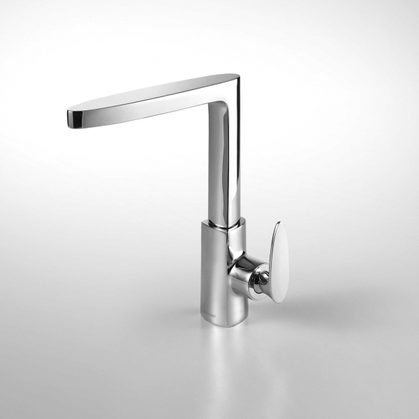 Смеситель для кухни с высоким поворотным изливом SPRING F779113C-1 bravat - Вид №1