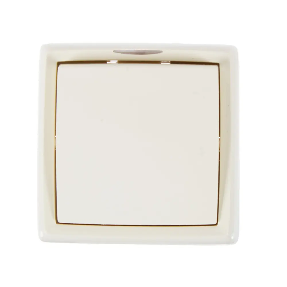 Выключатель накладной Reone 1 клавиша, цвет слоновая кость STLM-2069564