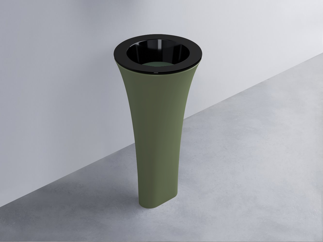AMLA45-N+AMPILT-MU+AMCOLT-AG Раковина Amedeo Tondo отдельностоящая cielo Enjoy + Amedeo Ceramica Cielo