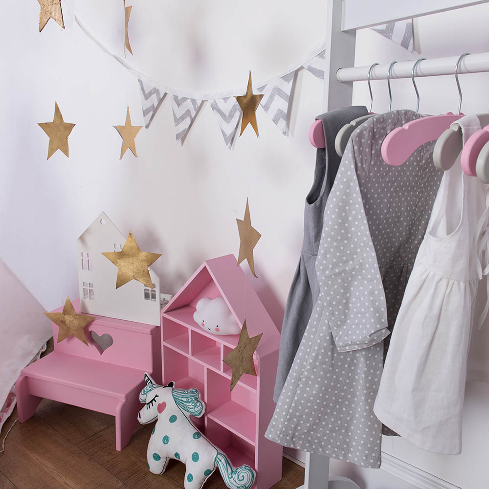 Напольная детская вешалка-стойка белая VAMVIGVAM  282107 Белый Santreyd  - Вид №5