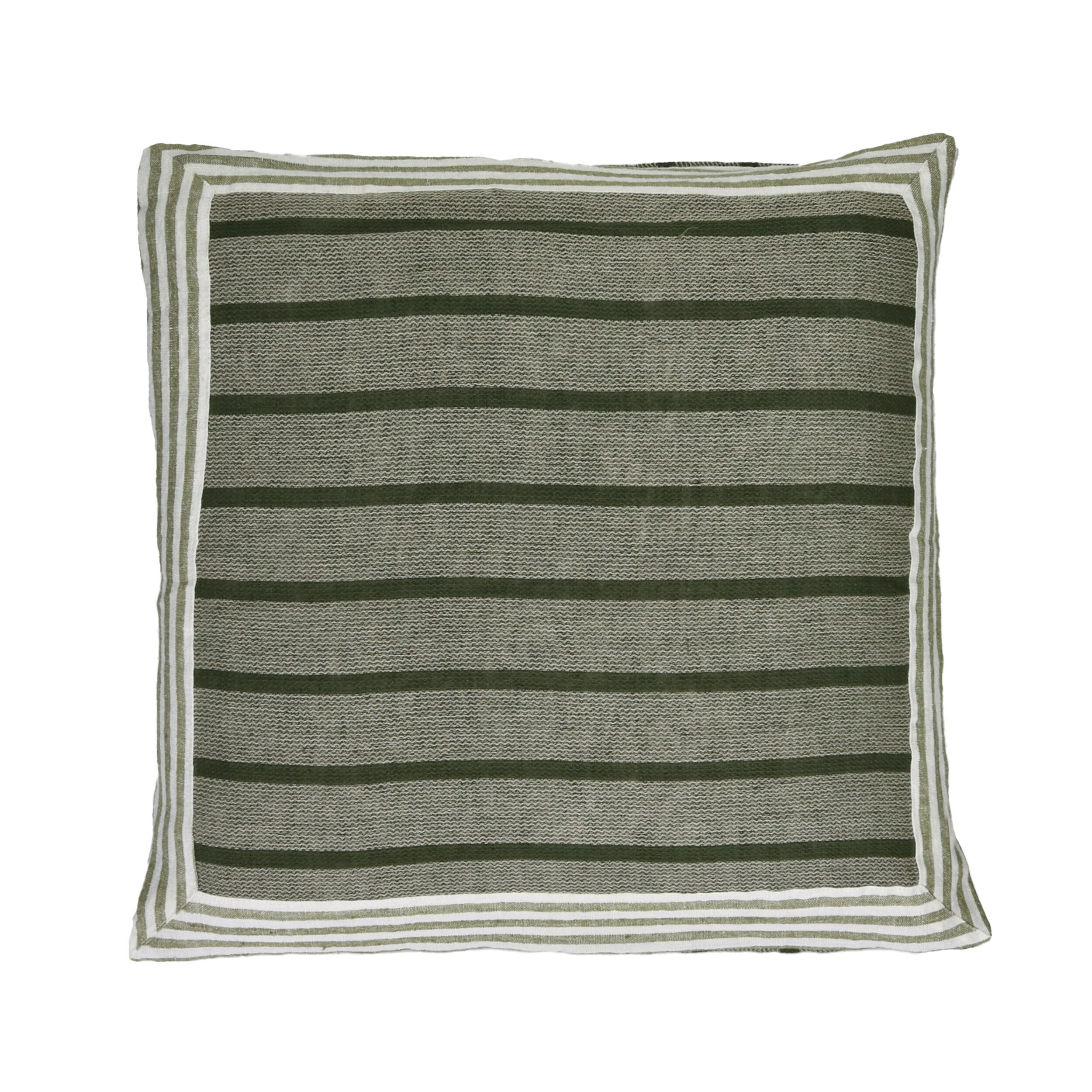 Квадратная льняная подушка POMAX Сен-Тропе ARCH-00058306 - Вид №14