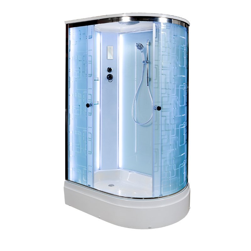 L 920 L с гм. и эл. Душевая кабина DETO Серия L ЕМ2712 L LED