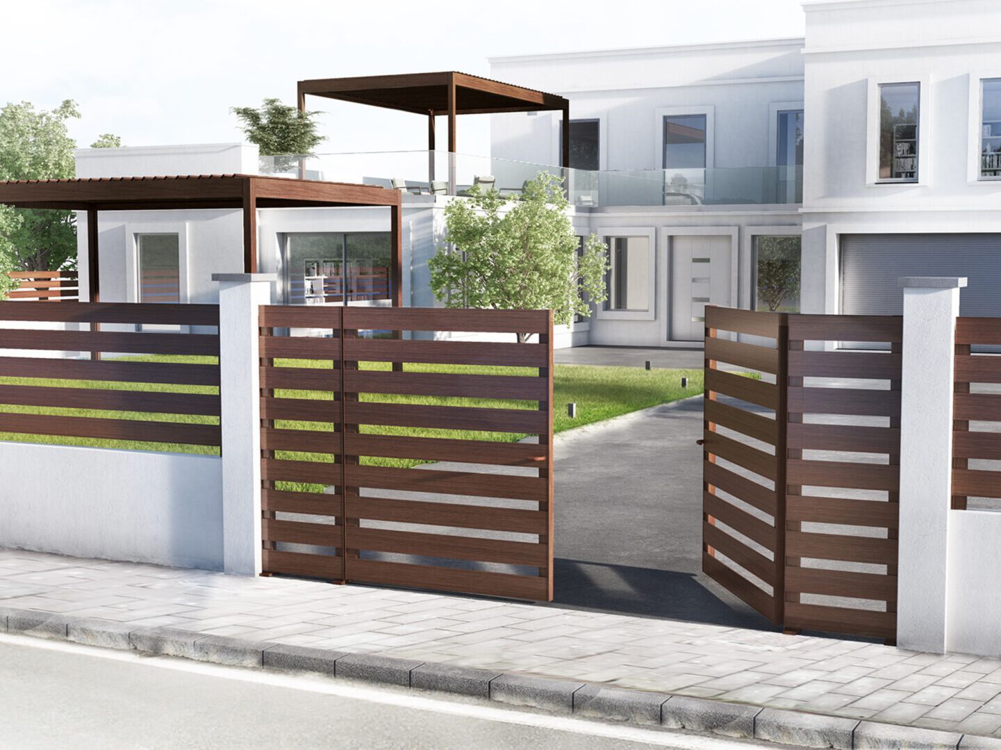 Алюминиевый забор / ворота GLM Outdoor Solutions FC60 ARCH-00037936