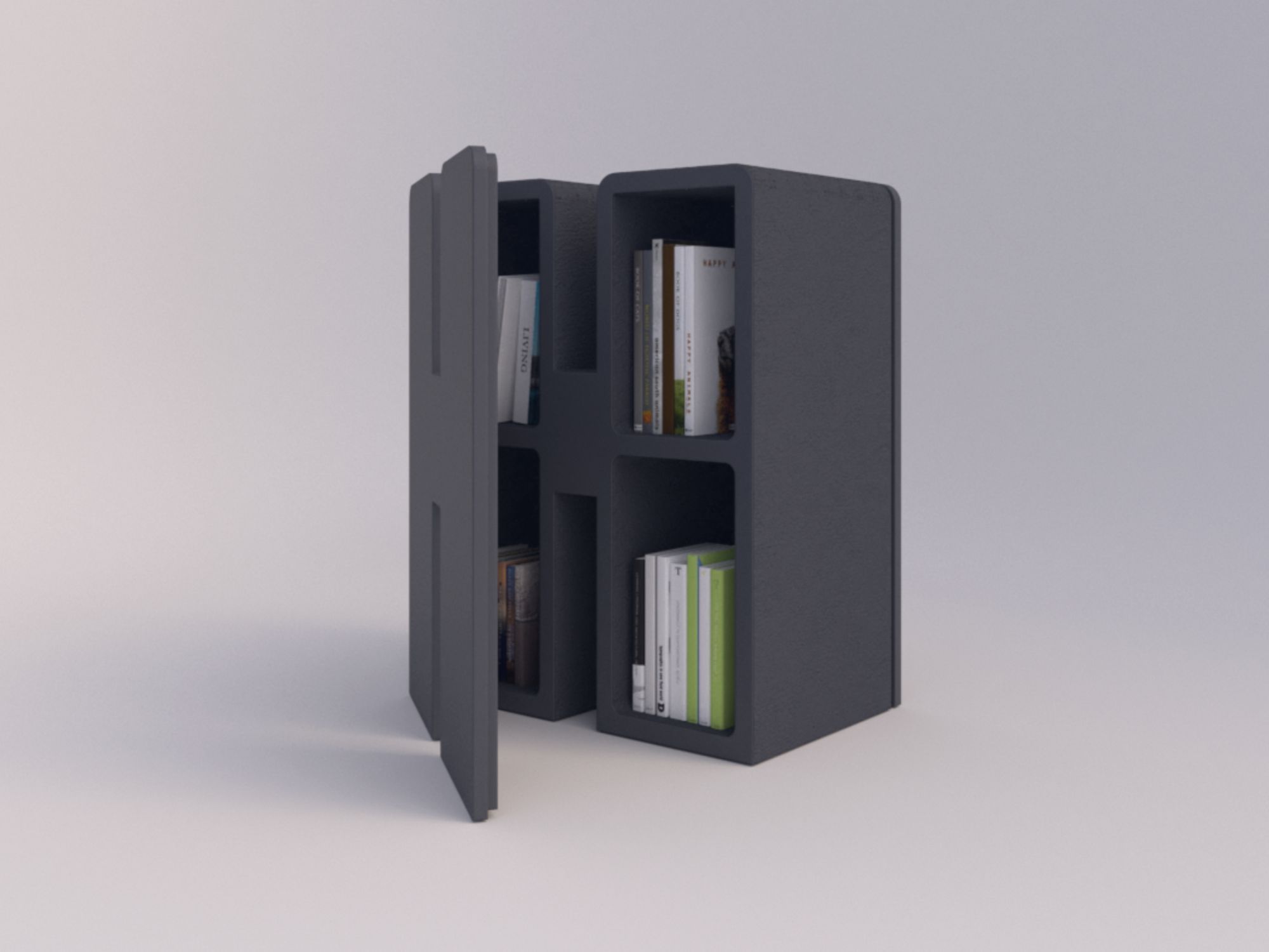 Мебель контейнеры в бетонной конструкции Voltan 555 ARCH-00021949 - Вид №84