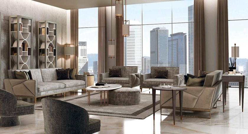 Valderamobili Овальный мраморный журнальный столик Mascari Msc010 - Вид №2