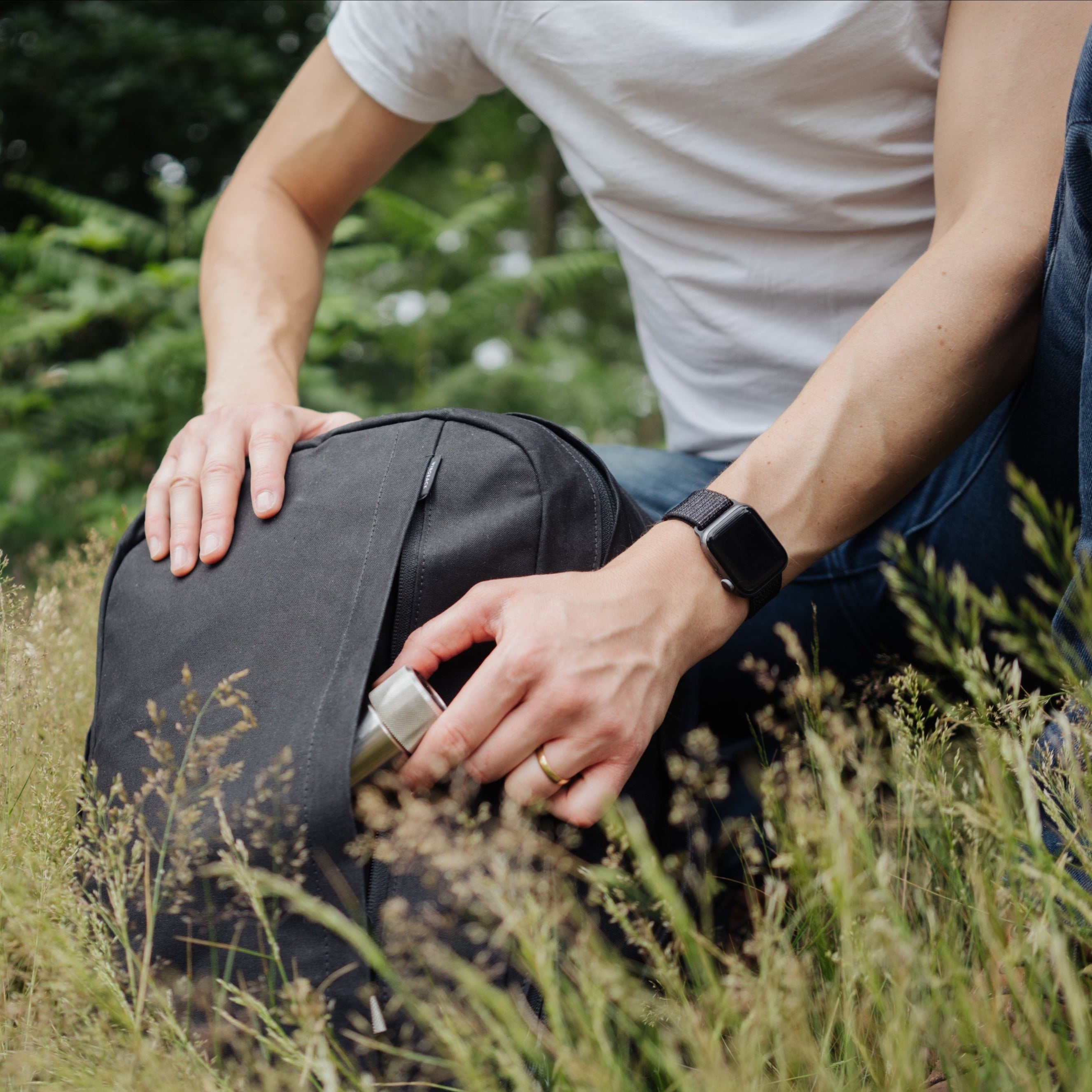 W301BLA-STO-BST Ежедневная упаковка 21 л - Камень / Черная сталь Wingback  - Вид №16