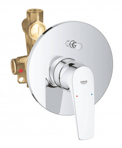 Смеситель для ванны GROHE Start Flow, встраиваемый, со встроенным механизмом (29117000)