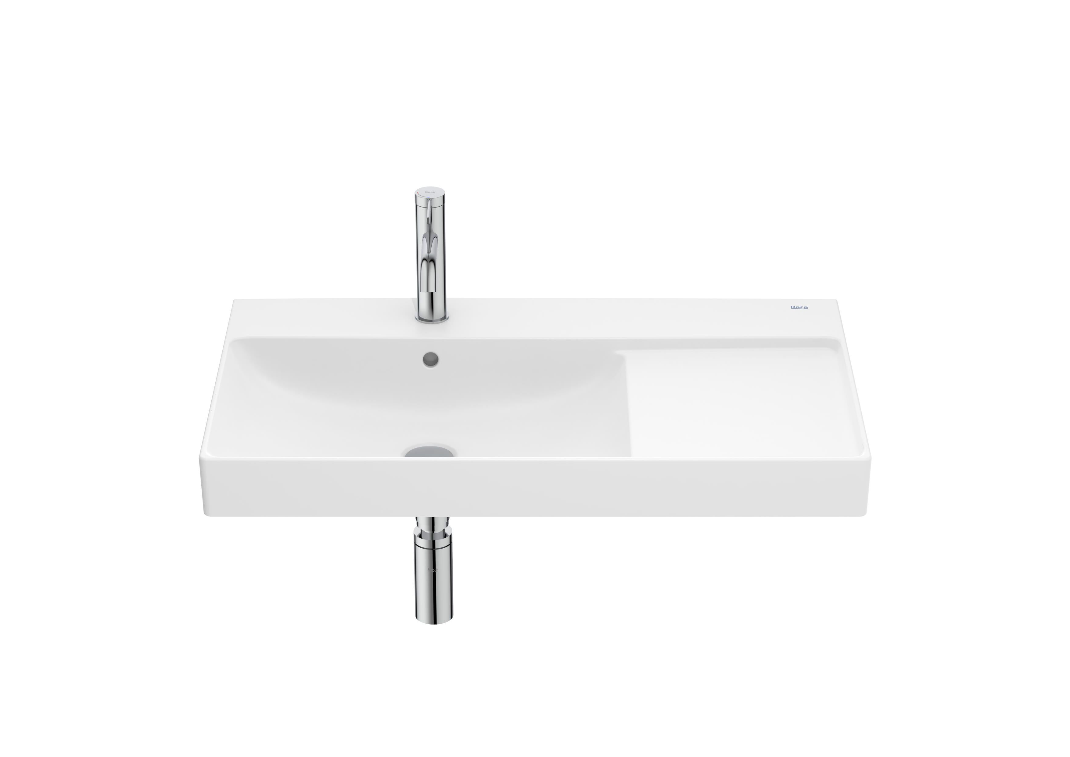 Керамическая подвесная раковина с одной столешницей Roca Ona ARCH-00028455 - Вид №11