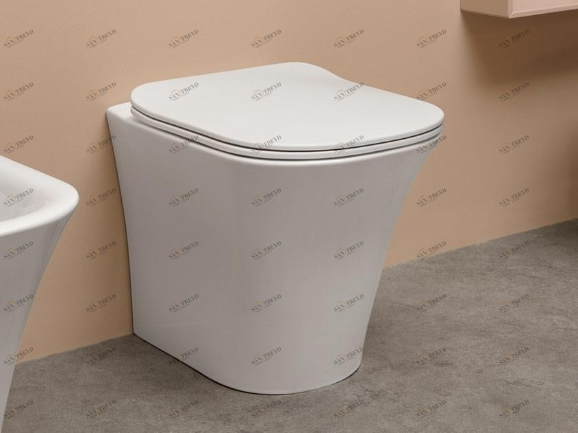 Приставной унитаз напольный Белый Antonio Lupi Design  Италия Antoniolupi sun-id-1506074