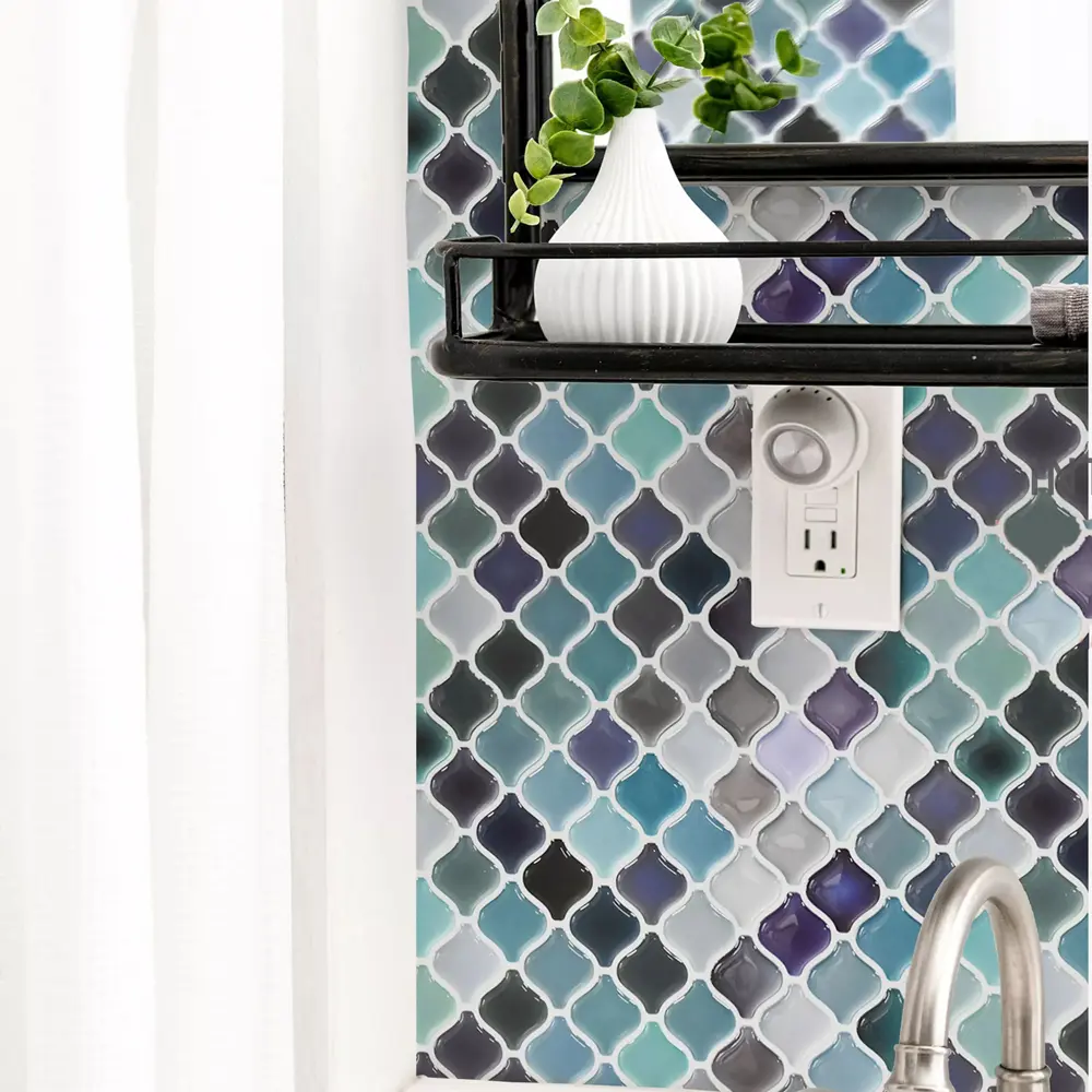 Santreyd Мозаика: самоклеящиеся панели тёмно-зелёные 300x300 мм 89379616 STLM-1372661 - Вид №3