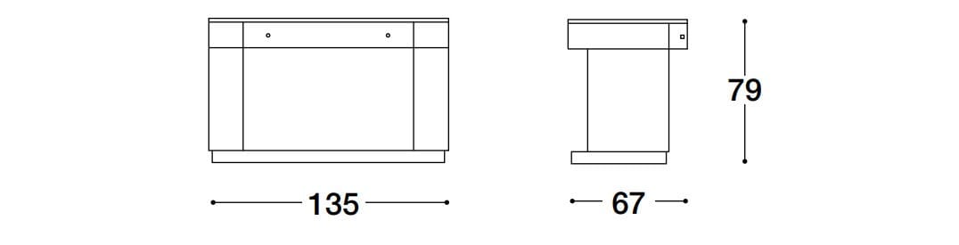 Мобильный туалетный столик VOLPI Луиджи Вольпи ARCH-00097979 - Вид №2