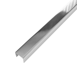 Профиль окантовочный для плитки Alprofi ПП 15НСП.2700.001 270 см нержавеющая сталь цвет серый