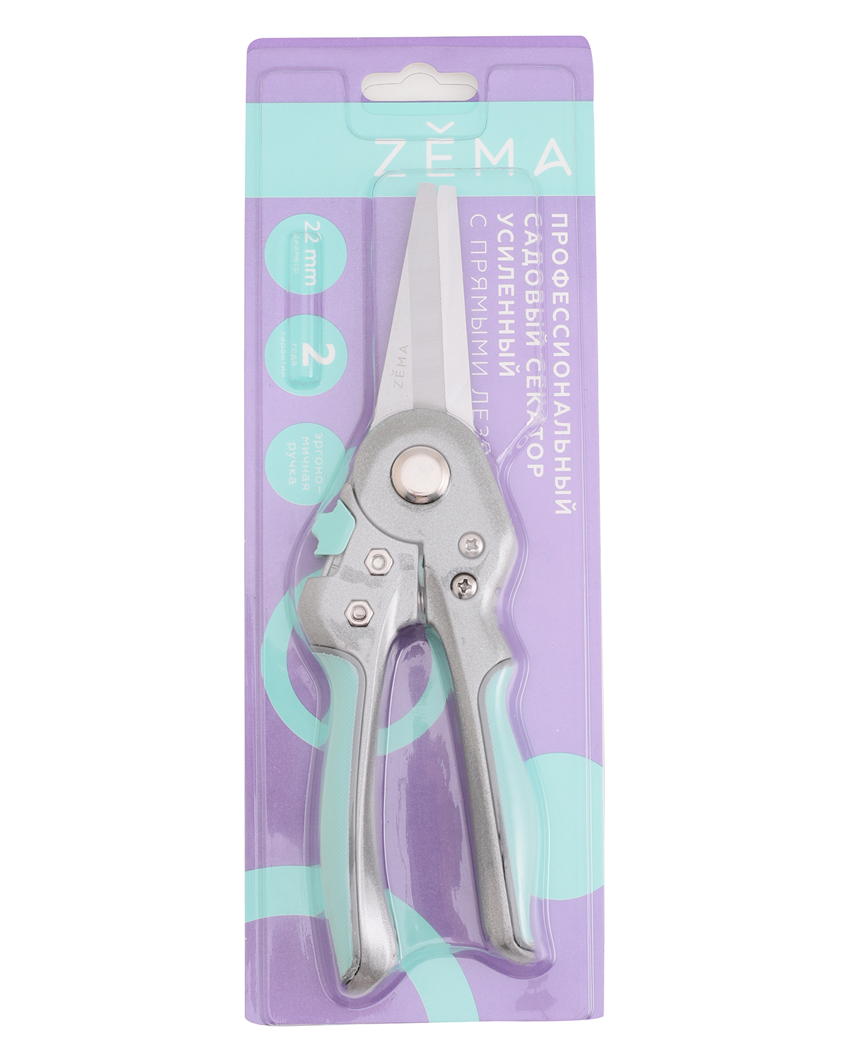 2523 Профессиональный садовый секатор усиленный с прямыми лезвиями ZM 2008 LAB.Space  - Вид №3