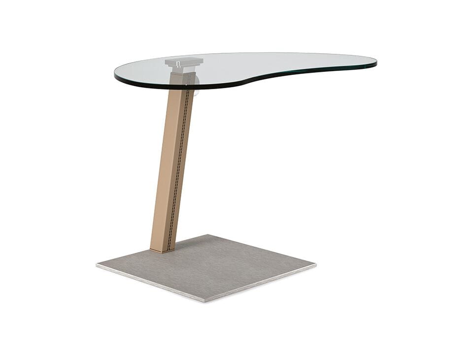 Журнальный столик из нержавеющей стали и хрусталя Cattelan italia LAP ARCH-00067964