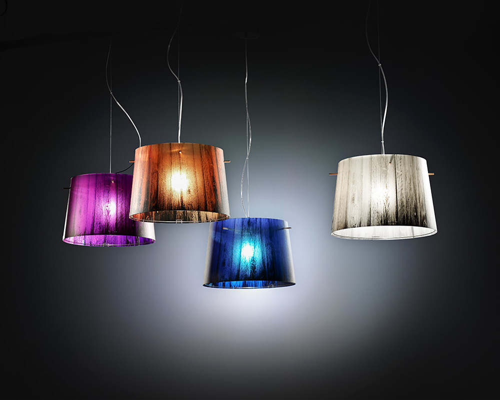 Подвесной светильник Woody Blue от Slamp WOO77SOS0000B_000 SLAMP ДИЗАЙНЕРСКИЕ 243576 Синий  - Вид №5