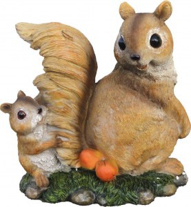 11235 БЕЛКА с БОЛЬЧОНКОМ, скульптура из бетона LAB.Space  - Вид №2