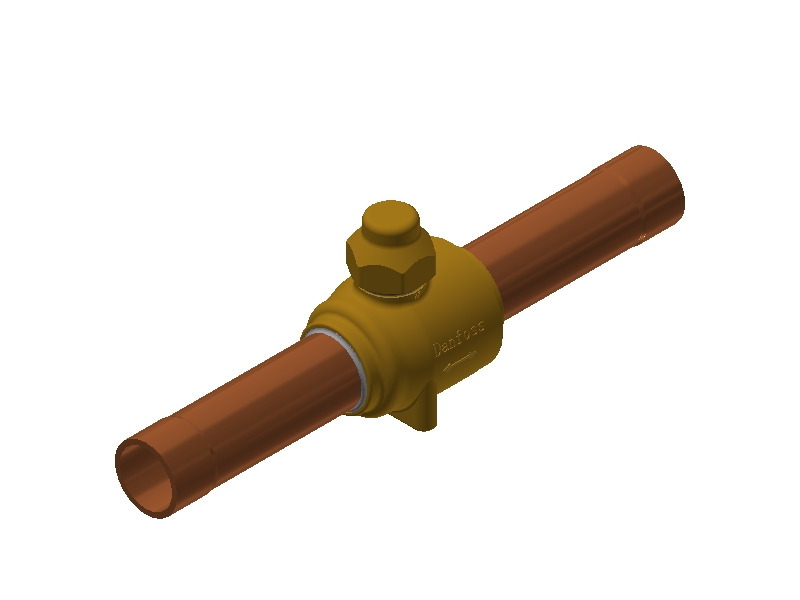 Danfoss GBCH — Запорные шаровые краны для CO2 90 бар GBC 6s H Кран запорный шаровой 009L7581  - Вид №9